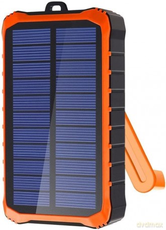 Powerbank Propper Solarny 12000mAh Szary