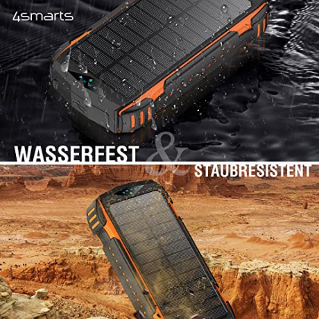 Powerbank Solarny 20000mAh TitanPack Rugged Ultimag Czarny