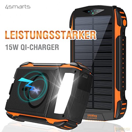 Powerbank Solarny 20000mAh TitanPack Rugged Ultimag Czarny