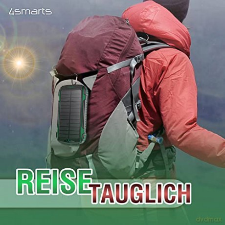 Powerbank Solarny 20000mAh TitanPack Rugged UltiMag Zielony