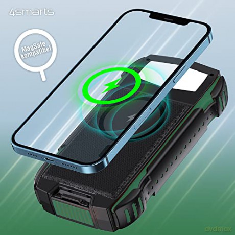 Powerbank Solarny 20000mAh TitanPack Rugged UltiMag Zielony