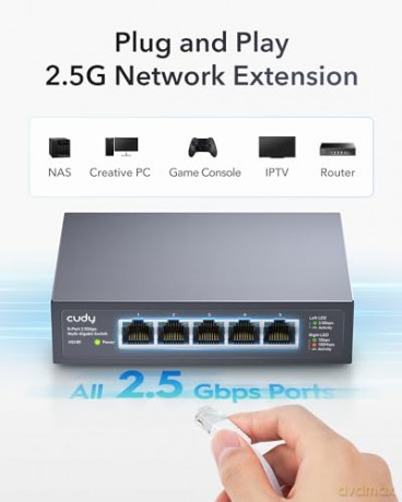 Przełącznik HS105 5 portów 2.5GB