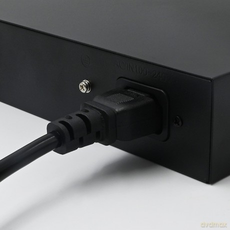 Przełącznik sieciowy SWITCH FAST Ethernet PoE | 8x RJ45 | 2x RJ45 Uplink | 120W | 10/100 Mb/s