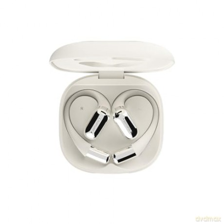 Słuchawki Bluetooth OWS tłumacz AI SkyBuds z ekranem Beżowe