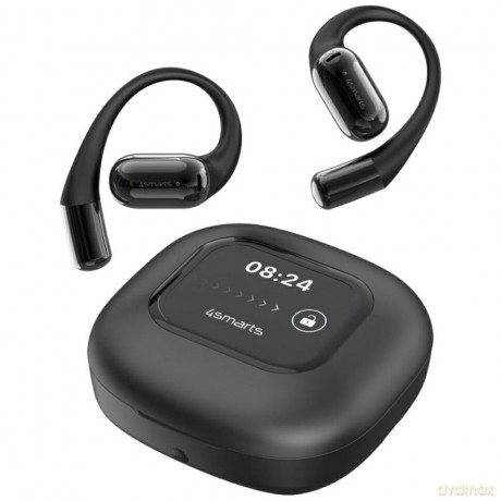 Słuchawki Bluetooth OWS tłumacz AI z wyświetlaczem SkyBuds Czarne