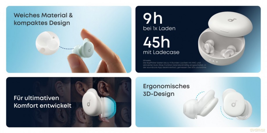 Słuchawki Soundcore Sleep A30 białe