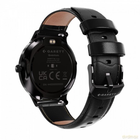 Smartwatch Quantum czarny stalowy