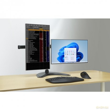 Uchwyt do monitora wolnostojące podwójne ramię SmartFit Ergo