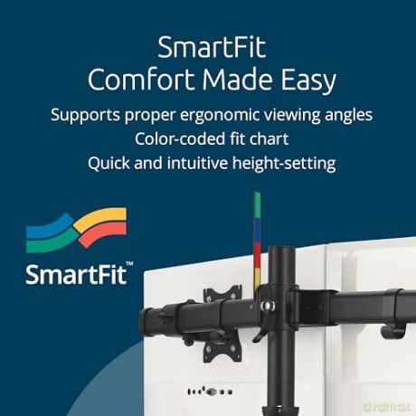 Uchwyt do monitora wolnostojące podwójne ramię SmartFit Ergo