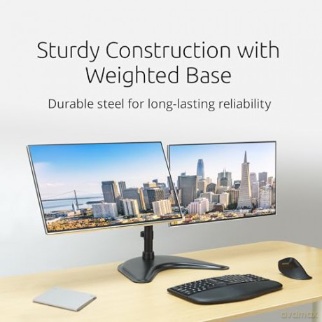 Uchwyt do monitora wolnostojące podwójne ramię SmartFit Ergo