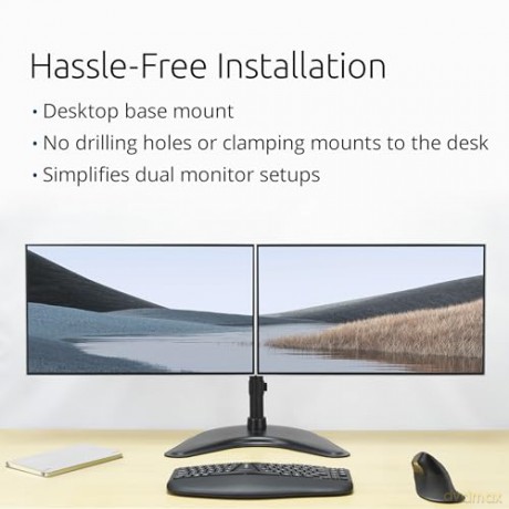 Uchwyt do monitora wolnostojące podwójne ramię SmartFit Ergo