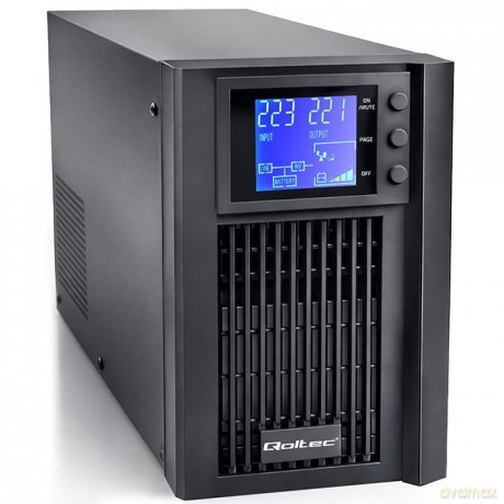 Zasilacz awaryjny UPS Pure Sine Wave | 1kVA | 800W | AVR | LCD | Czysty Sinus