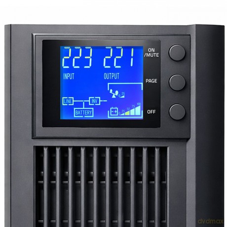 Zasilacz awaryjny UPS Pure Sine Wave | 1kVA | 800W | AVR | LCD | Czysty Sinus