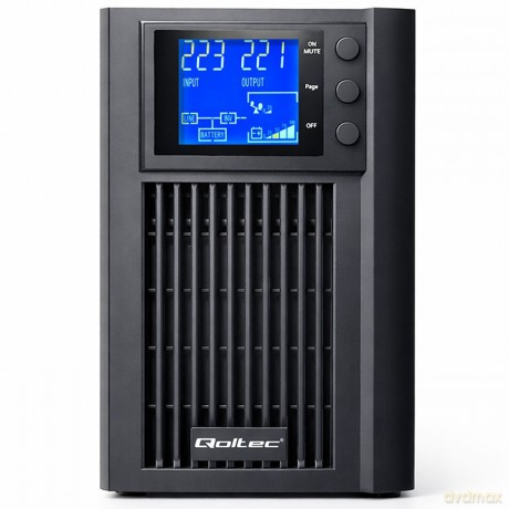 Zasilacz awaryjny UPS Pure Sine Wave | 1kVA | 800W | AVR | LCD | Czysty Sinus