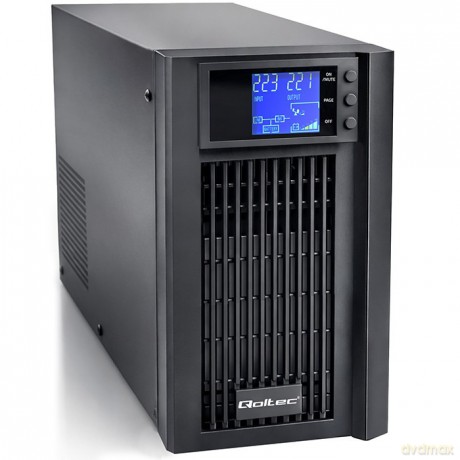 Zasilacz awaryjny UPS Pure Sine Wave | 2kVA | 1600W | AVR | LCD |Czysty Sinus