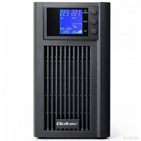 Zasilacz awaryjny UPS Pure Sine Wave | 2kVA | 1600W | AVR | LCD |Czysty Sinus