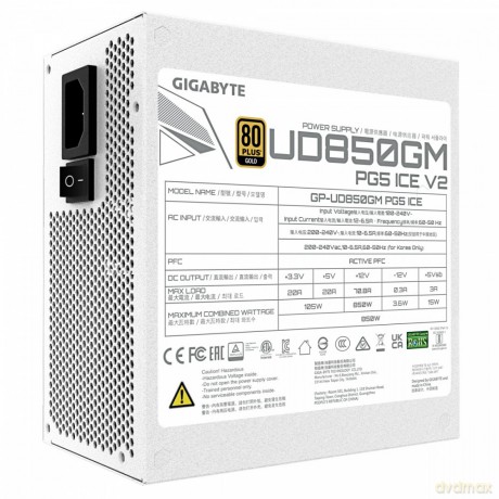 Zasilacz modularny 850W GP-UD850GM PG5 V2 ICE 80+ Gold