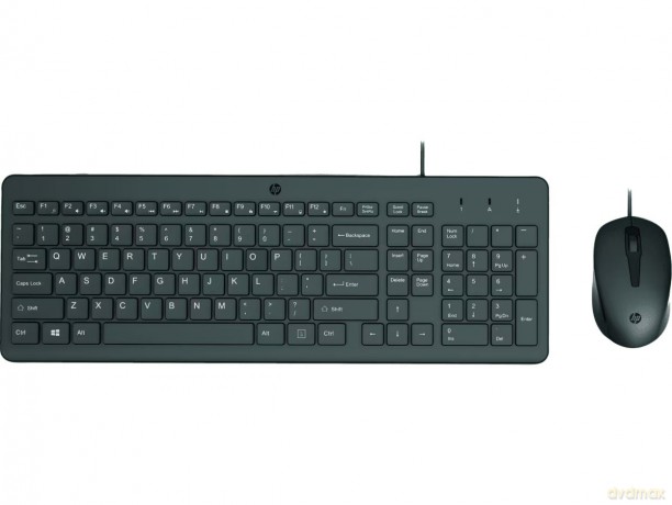 Zestaw klawiatura i mysz Classic 150 przewodowy czarny 240J7AA#ABB