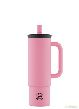 24Bottles - Straw Cup - Flamingo - 800 ml