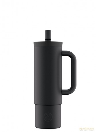 24Bottles - Straw Cup - Tuxedo Black - 800 ml
