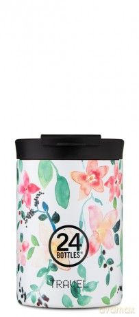 24Bottles - Travel Tumbler - Stone Finish - Little Buds - 350 ml
