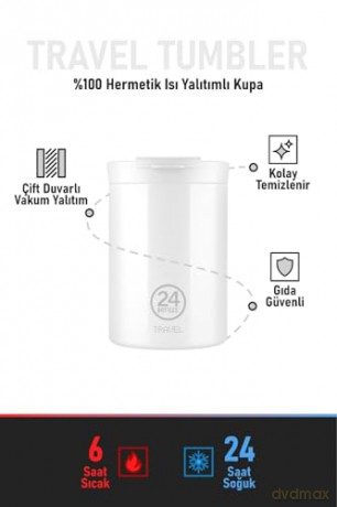 24Bottles - Travel Tumbler - Stone Finish - Little Buds - 350 ml