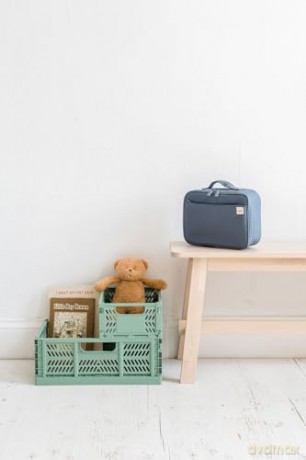 3 Sprouts - Modern Folding Crate Large Green