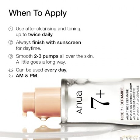 Anua - 7 Rice Ceramide Hydrating Barrier Serum - 50 ml