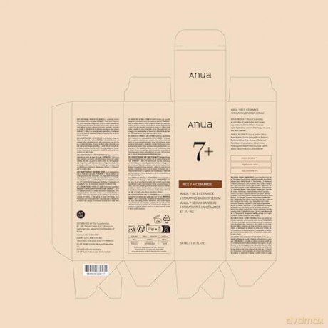 Anua - 7 Rice Ceramide Hydrating Barrier Serum - 50 ml