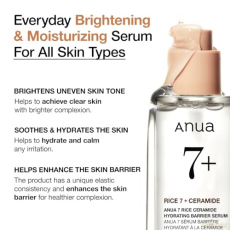 Anua - 7 Rice Ceramide Hydrating Barrier Serum - 50 ml