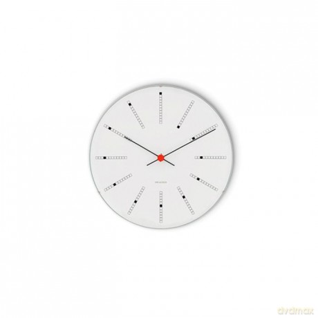 Arne Jacobsen - Bankers Wall Clock - 16 cm - White