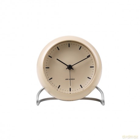 Arne Jacobsen - City Hall Table Clock - 11 cm - Sand