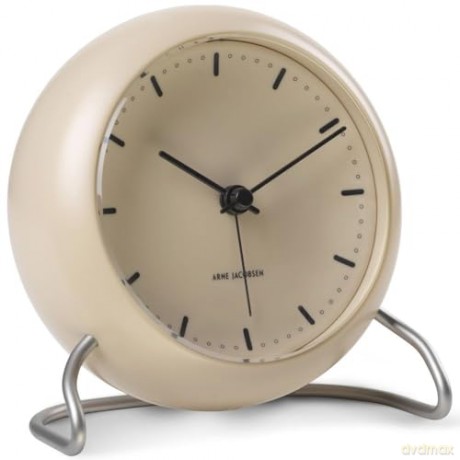 Arne Jacobsen - City Hall Table Clock - 11 cm - Sand