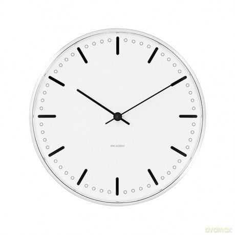 Arne Jacobsen - City Hall Wall Clock - 21 cm - White
