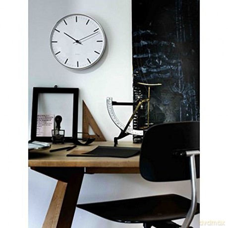 Arne Jacobsen - City Hall Wall Clock - 21 cm - White
