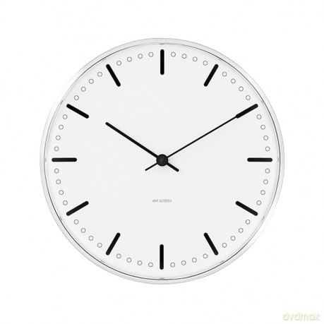 Arne Jacobsen - City Hall Wall Clock - 29 cm - White