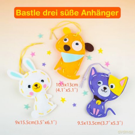 Avenir - Pets Backpack Charm - DIY (5211797)