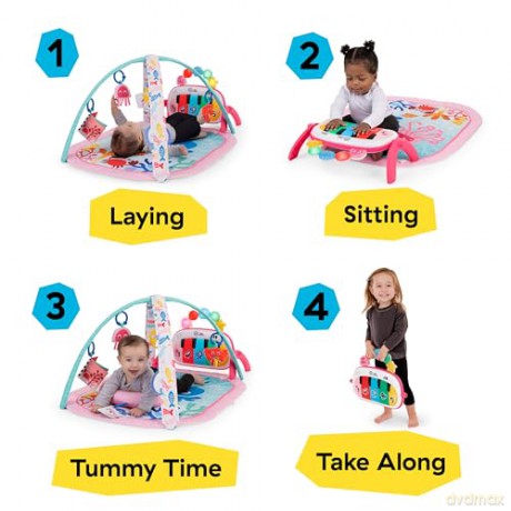 Baby Einstein - 4-in-1 Kickin' Tunes Jellyfish Jamboree Music & Language Discovery Gym (BE-17413)