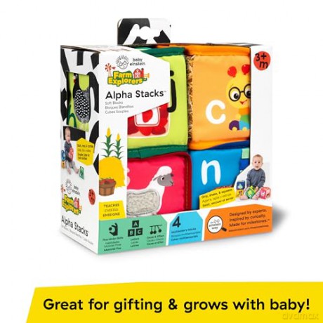 Baby Einstein - Alpha Stacks Soft Blocks (BE-17304)