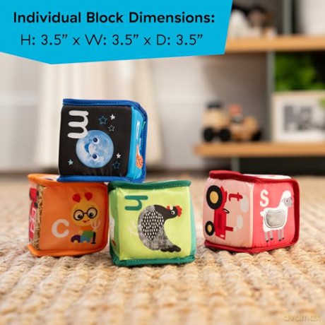 Baby Einstein - Alpha Stacks Soft Blocks (BE-17304)