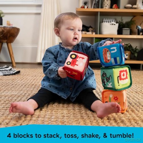 Baby Einstein - Alpha Stacks Soft Blocks (BE-17304)