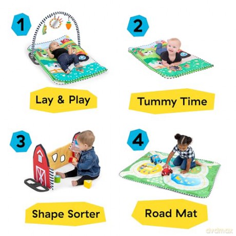 Baby Einstein - Busy Barnyard Grow With Me Activity Gym (BE-17327)