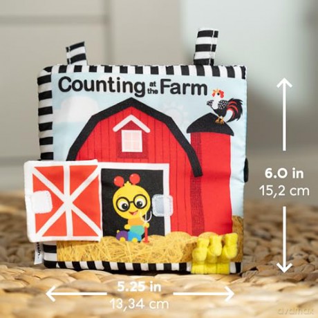 Baby Einstein - Counting at the Farm Soft Activity Book (BE-17303)