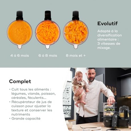 Babymoov - Nutribaby(+) XL - Mineral Black