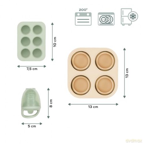 Babymoov - Silicone Containers and Feeder Set