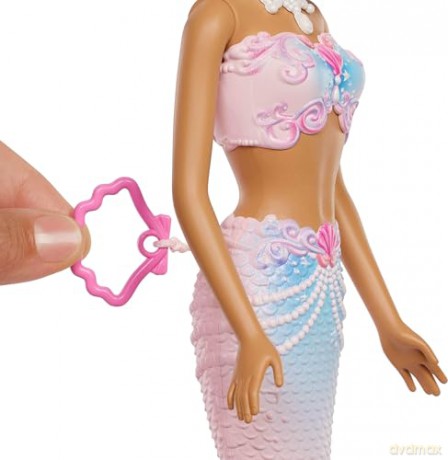 Mattel Lalka bąbelkowa syrenka Barbie - Bubbletastic Mermaid (JLW56)