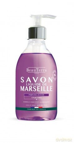 BeauTerra - Marseille Liquid Soap - Lavander - 300 ml