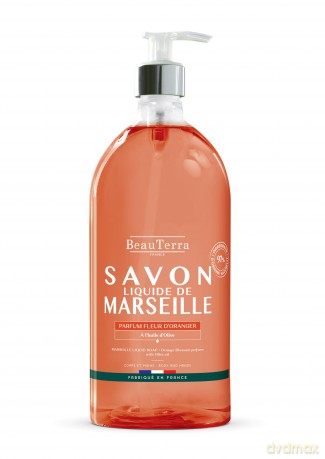 BeauTerra - Marseille Liquid Soap - Orange Blossom - 1L