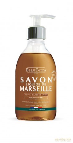 BeauTerra - Marseille Liquid Soap - Shea Butter - 300 ml
