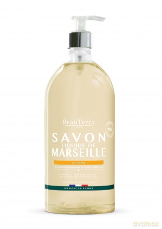 BeauTerra - Marseille Liquid Soap - Surgras Amande Douce - 1L